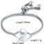 Bracelet Stainless Steel Pearl Bracelet Steel Color Adjustment Size Carousel 5