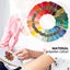100 Colors Cross Stitch Kits Skeins Cross Stitch Threads Embroidery Sof Carousel 4