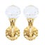 2 x Crystal Curtain Hooks Wall Clear Glass Hook Back Metal Tie Back Hooks Carousel 7