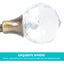 2 x Crystal Curtain Hooks Wall Clear Glass Hook Back Metal Tie Back Hooks Carousel 9
