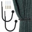 Curtain Tie Backs Hooks Curtain Buckle Heavy Curtain Hook U-shaped Curt Carousel 1