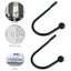 Curtain Tie Backs Hooks Curtain Buckle Heavy Curtain Hook U-shaped Curt Carousel 2
