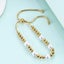 Bracelet Stainless Steel Pearls Bracelet Gold Color Adjustment Size 16-26cm Carousel 3