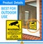 3PC Large Waterproof CCTV Sticker Carousel 3