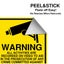 3PC Large Waterproof CCTV Sticker Carousel 4
