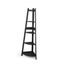 Levede 5 Tier Corner Shelf Wooden Storage Home Display Rack Plant Stand Black Carousel 1