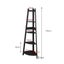 Levede 5 Tier Corner Shelf Wooden Storage Home Display Rack Plant Stand Black Carousel 3