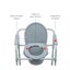 BRAND NEW 3-in-1 Foldable Commode Chair ( BA819 ) Carousel 6