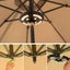 Patio Umbrella Lights LED Parasol Lights Outdoor 3 Level Dimming Umbrel Carousel 6