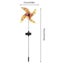 2 pcs Garden Solar LED Lights , Solar Wind Spinner with Metal Garden St Carousel 3