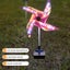 2 pcs Garden Solar LED Lights , Solar Wind Spinner with Metal Garden St Carousel 4