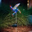 2 pcs Garden Solar LED Lights , Solar Wind Spinner with Metal Garden St Carousel 9