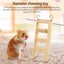 10pcs Natural Wooden Hamster Toys Set Guinea Pig Toy Rabbit Rat Chinchi Carousel 10