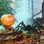 Deago Halloween Giant Spider 4.1ft, Outdoor Halloween Decorations Large Fake Hai Carousel 5