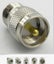 UHF Male PL259 Plug to N Female Socket Straight RF Coaxial Adapter Connector Carousel 1