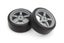 Kyosho Parts - 1/10 T&W: Drift Tyre(2) 5Spoke Carousel 1
