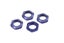 Kyosho Parts - Wheel Nut: Blue Serated (4) Carousel 1