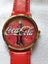 Coca-Cola Logo Watch Golden Rim Carousel 1