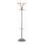 Alba stily coat rack silver / wood Carousel 1