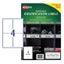 Avery Weather Resistant Label L4774 White 4 Up 20 Sheets Laser 99.1x139mm Rem... Carousel 3