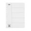 Icon Cardboard Dividers 5 Tab White Carousel 1