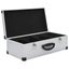 vidaXL CD Case for 80 CDs Aluminium ABS Silver Carousel 5
