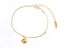 Bracelet Round Pendant Stainless Steel 18K Gold Plated Bracelet Carousel 1