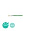 Milan Bristle Hair Brush 221 Series Flat Size 0 Carousel 1