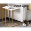 Goslash Picks Coffee Table Side Table Laptop Desk Bedside Sofa Wooden Table M... Carousel 4