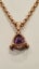 9ct Rose Gold 5CT Fancy Hexagonal Cut Amethyst & Orange Sapphire Pendant & Chain Carousel 6