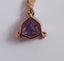 9ct Rose Gold 5CT Fancy Hexagonal Cut Amethyst & Orange Sapphire Pendant & Chain Carousel 10