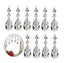10 Pcs Teardrop Crystal Jewelry Pendants Pendant Glass Glass Bead Chandelier Cry Carousel 3
