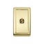 Tradco 5952PB Switch Toggle 1 Gang Polished Brass WH 72x115mm Carousel 1