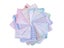 5pcs/Lot 29CM Luxury Cotton Stripe Lace Printed Women Square Handkerchief Carousel 8