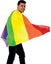 Rainbow Adult Cape Carousel 1