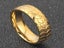 Unisex Rings Stainless Steel Tyre Texture Design Ring Size 11 Yellow Gold Color Carousel 1