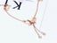 Anklet Butterfly Tassel Stainless Steel 18K Rose Gold Plated Anklet Carousel 4