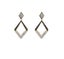 $1 reserve Gorgeous diamond shape crystal earrings Carousel 2