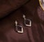 $1 reserve Gorgeous diamond shape crystal earrings Carousel 4