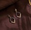 $1 reserve Gorgeous diamond shape crystal earrings Carousel 5
