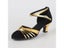 Red Gold Silver Black Women's Closed Toe Salsa Party Ballroom Dancing Shoes Low Carousel 9