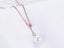 Necklace Pearl Tassel Stainless Steel 18K Gold Plated Necklace Carousel 2