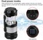 Solar Camping Lantern, 2-in-1 Rechargeable Handheld Flashlights, Collapsible Led Carousel 3
