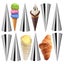 12pcs Stainless Steel Baking Cones Diy Pastry Cream Horn Moulds Conical Tube Con Carousel 1