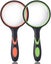 (2 Pcs) 10x Magnifying Glass, Handheld Reading Magnifier, 75mm Magnify Glasses L Carousel 1