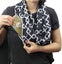 Pop Fashion Women Chain Link Pattern Infinity Scarf Wrap Scarf With White Zipper Carousel 2