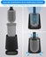 Toilet Brush, Silicone Toilet Brush Set With Wall Mount And Floor Stand, Double Carousel 3