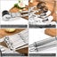 Dough Cutter, Pizza Cutter Stainless Steel 5 Wheels Adjustable Cake Divider Pizz Carousel 4