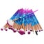 Eye Brush Set, 20 Pcs Unicorn Eyeshadow Eyeliner Blending Crease Kit Makeup Brus Carousel 1