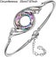 Creative Colorful Crystal Peacock Gradient Bracelets Jewelry Gift For Women Mom Carousel 2